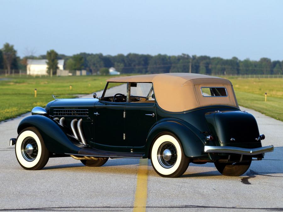  Auburn 852 SC Dual Ratio Phaeton 1936 года  (фото 4 из 15)